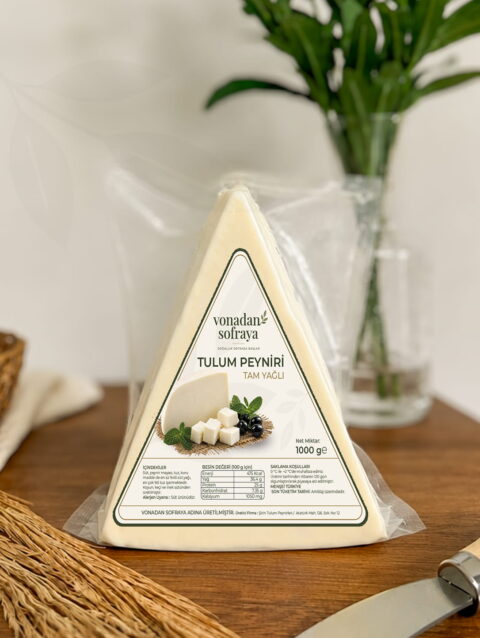 Vonadan Sofraya Tam Yağlı Tulum Peyniri 1 KG