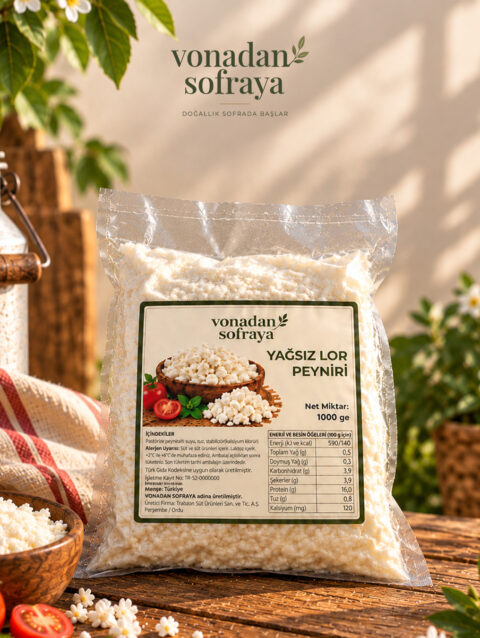 Yağsız Lor Peyniri | 1 Kg