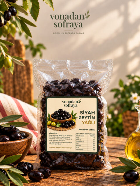Yağlı Siyah Zeytin | 1 Kg