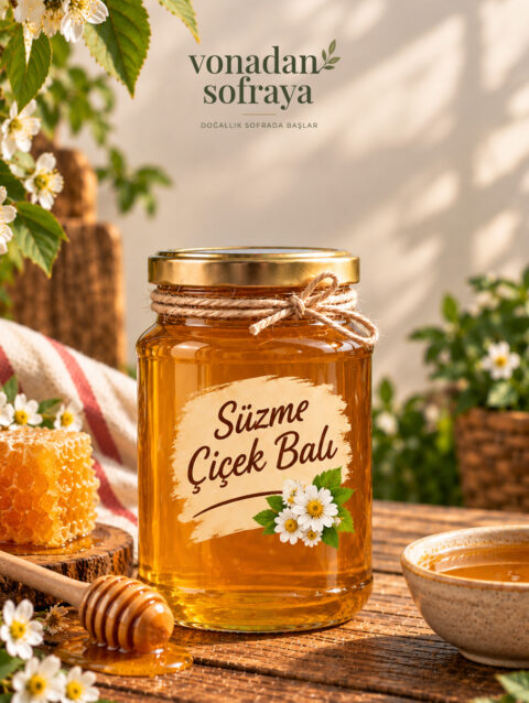 Süzme Çiçek Balı | 500 g